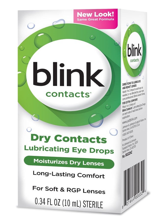 Blink Contacts Lubricant Eye Drops, 0.34 oz (Pack of 4) - Image 3